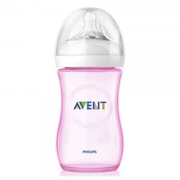 Avent Biberon Natural PP 260ml Tekli - Pembe